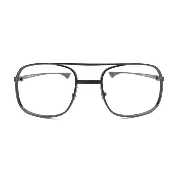 ArtCraft Matte Black Square Aviator Eyeglasses Frames 55-18 140 USA Men Women - Picture 6 of 12